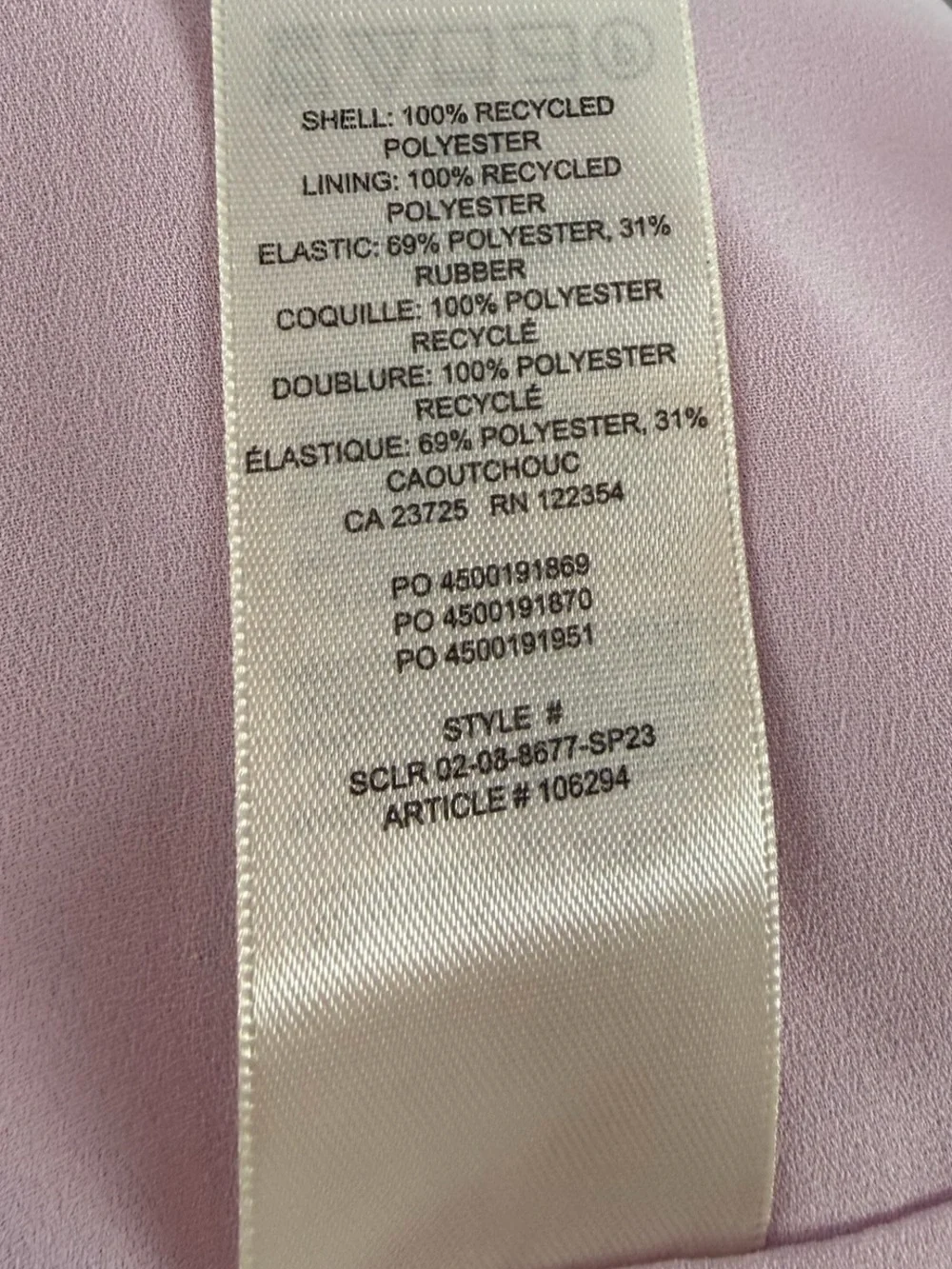 Aritzia Sunday Best Poplin Smocked Mini Dress‎ in Pink Size Large